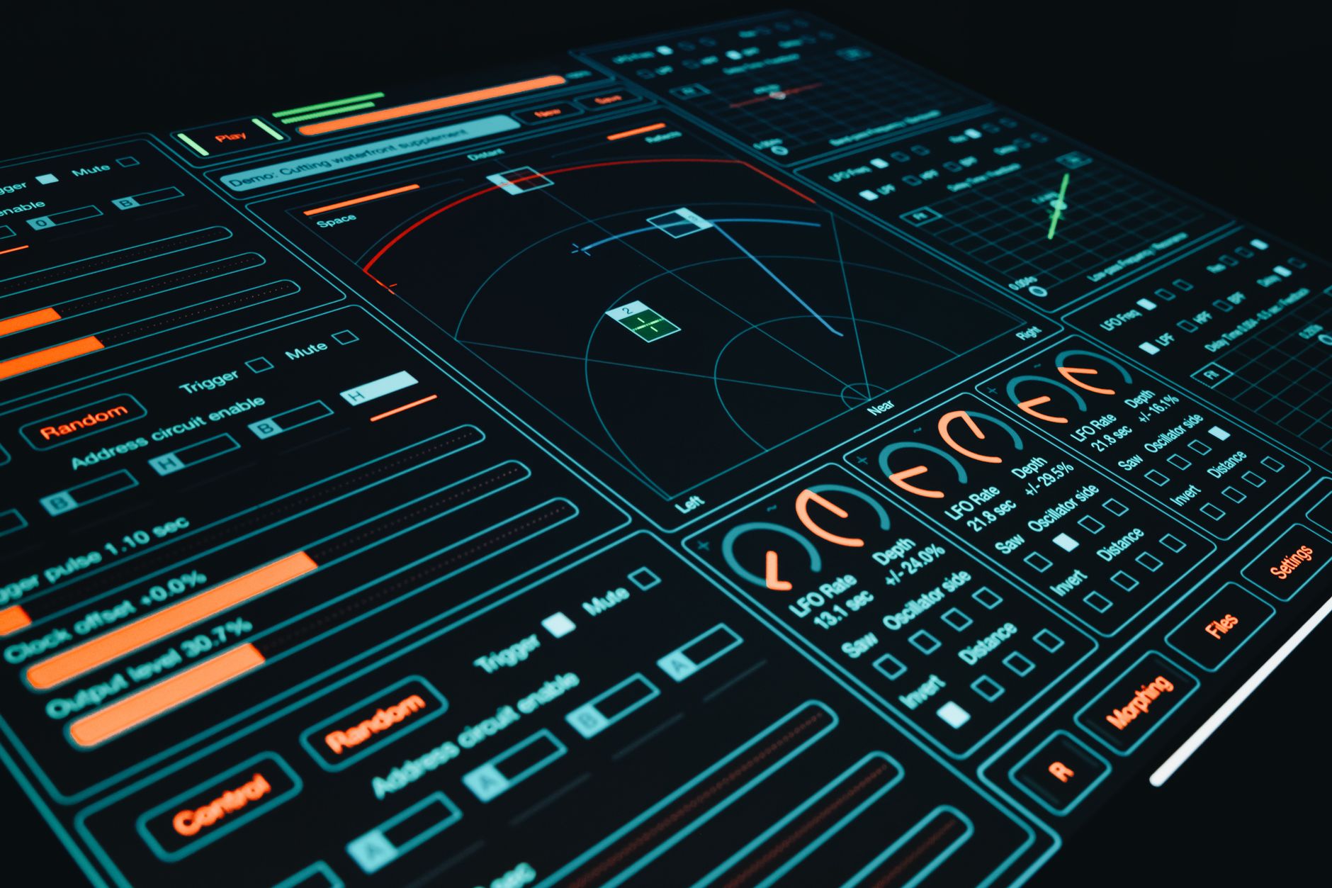 A close-up shot of a hand interacting with a holographic health interface, displaying intricate biological data visualizations, signifying personalized control over one's health.