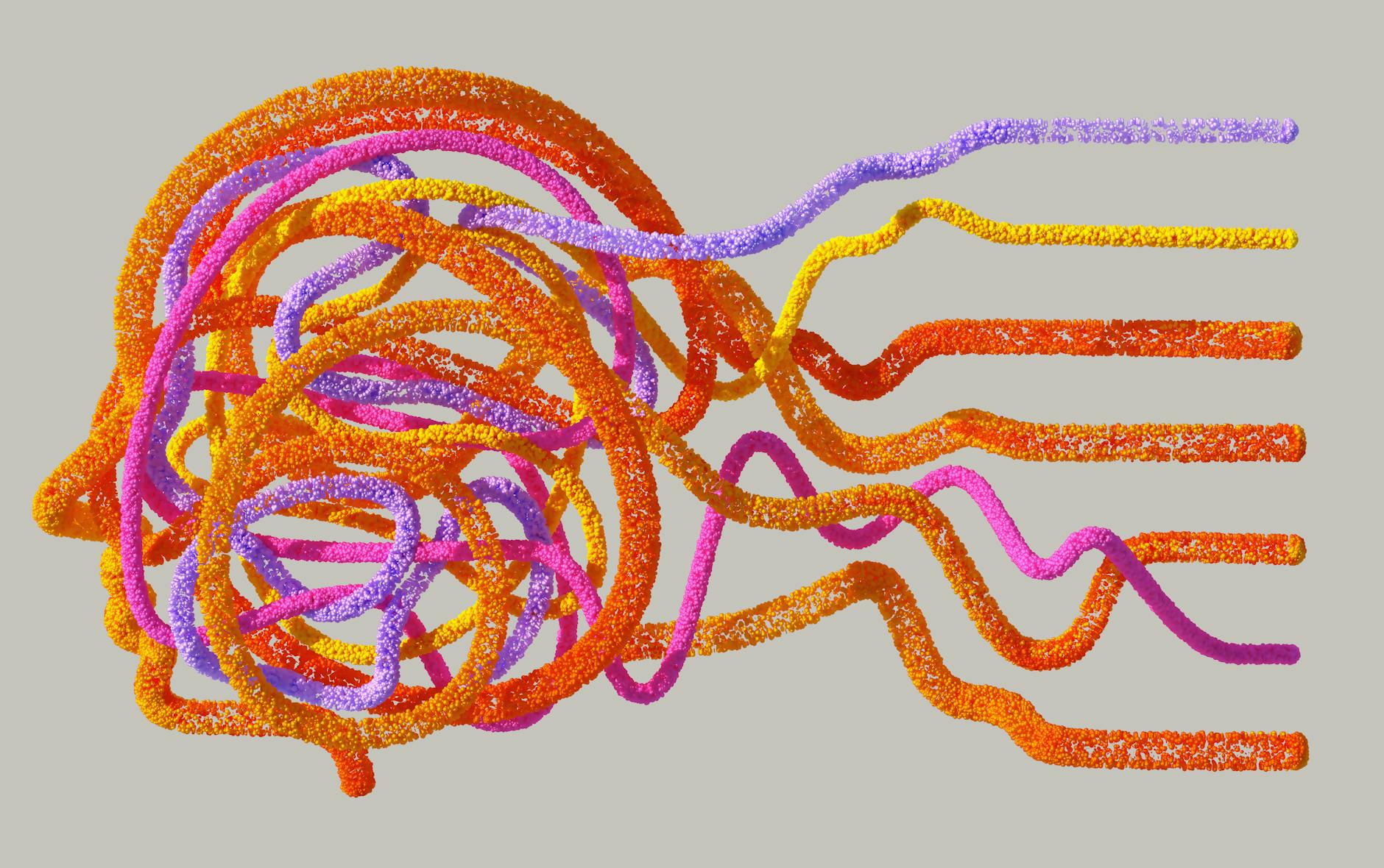 A complex network graph illustrating the interconnectedness of genes, microbial species, metabolites, and health indicators, powered by AI.