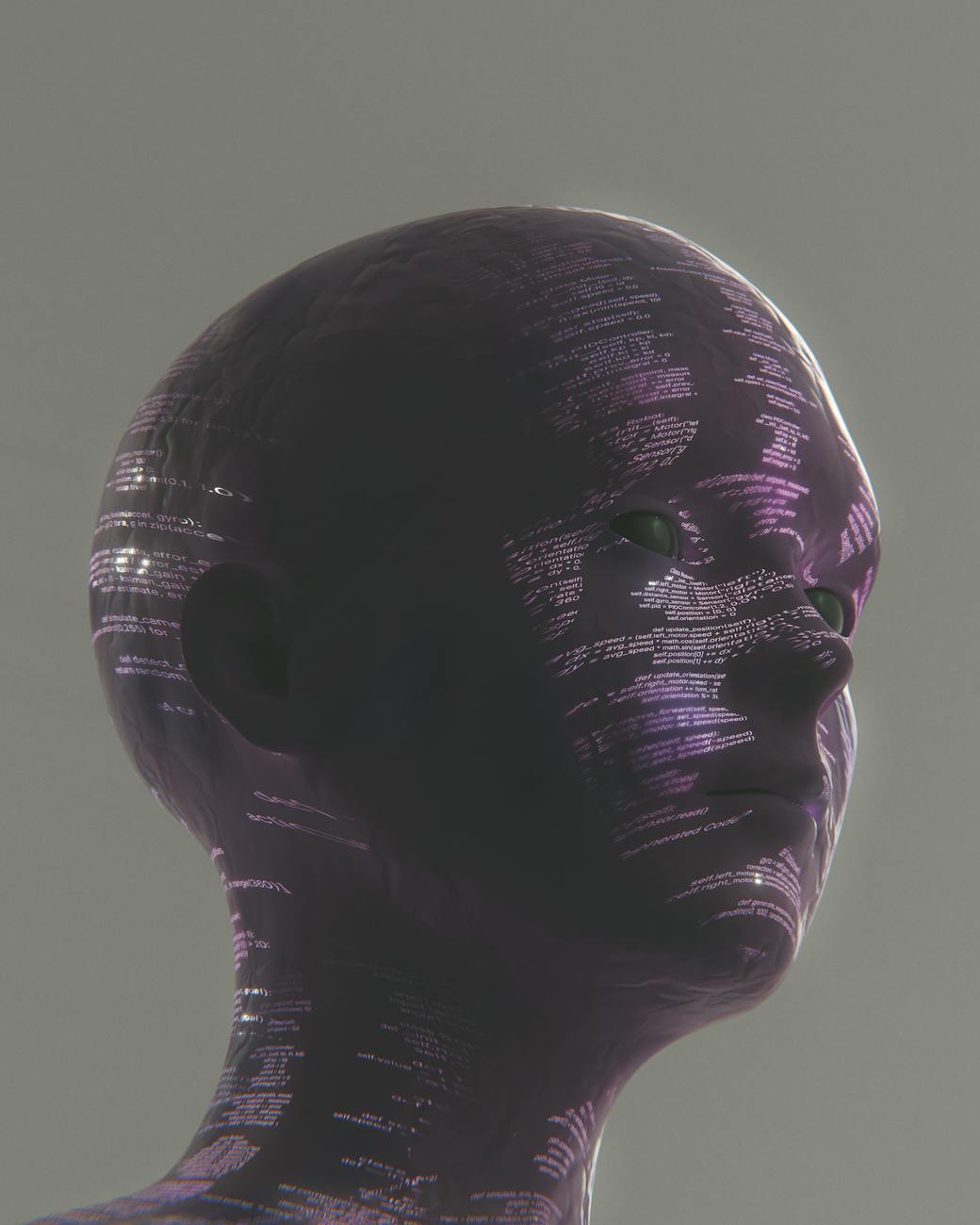 A conceptual representation of a 'digital twin' for health, where an AI model of an individual's biology is used for predictive health simulations.